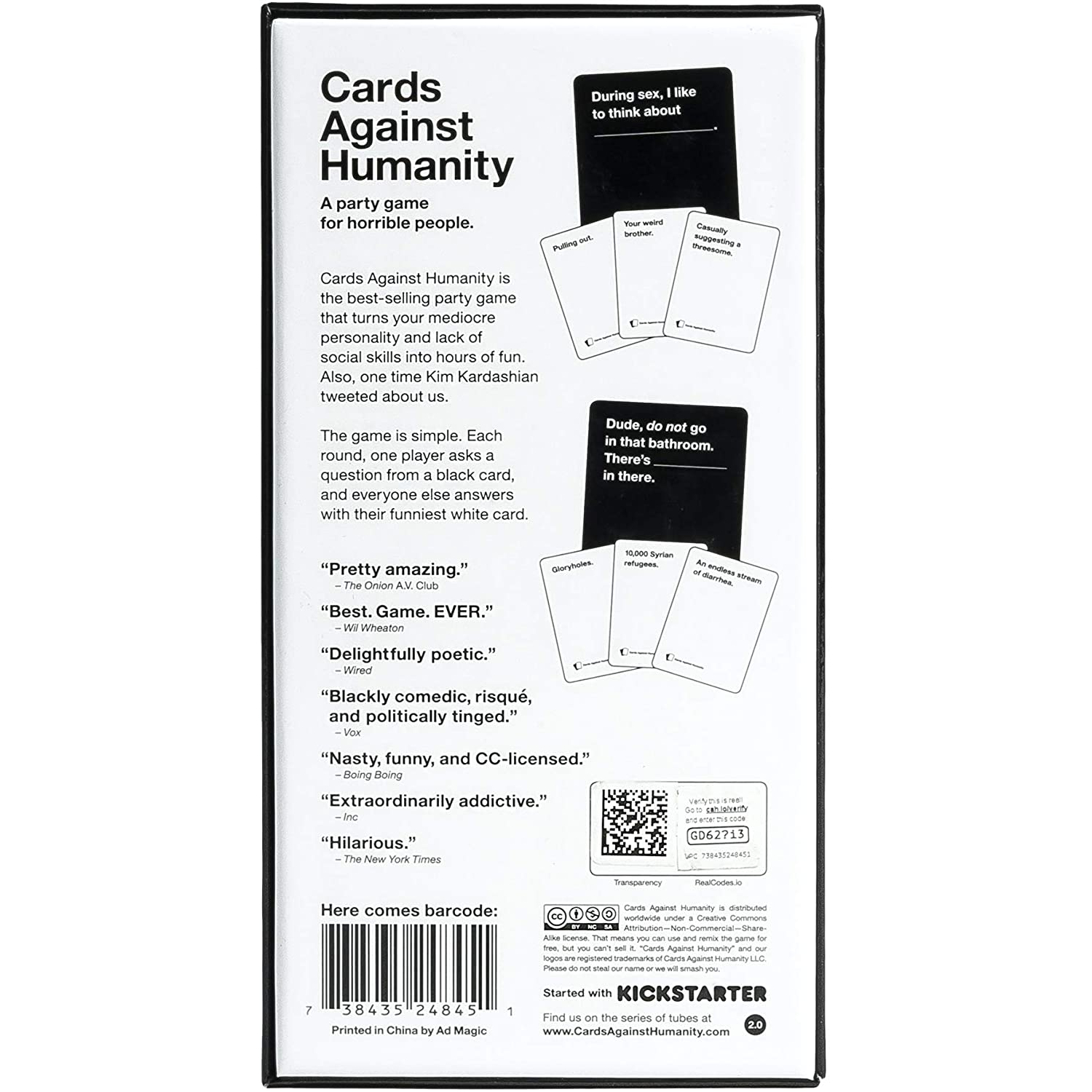 Cards Against Humanity - Board Games Corner