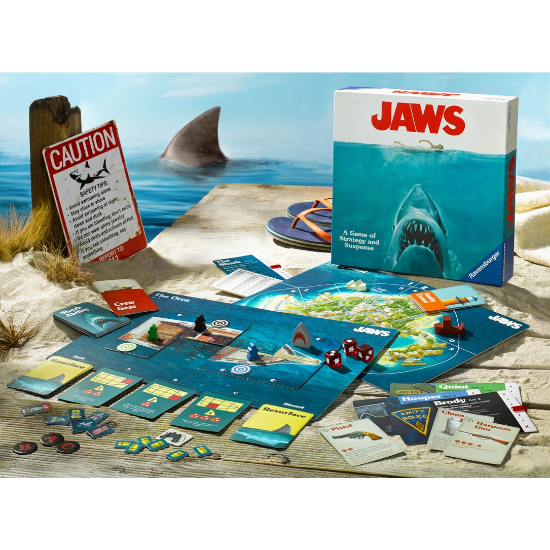 Jaws the Game - Shark Attack! Ravensburger Games Board Game New